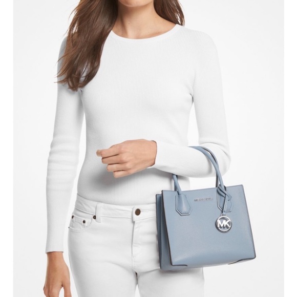 NWT Michael Kors Mercer Medium Messenger Tote Satchel Crossbody - Picture 12 of 14